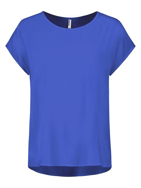 Sublevel Bluzka w kolorze niebieskim rozmiar: S. Niebieskie bluzki Sublevel, s, bez wzorów, bez kołnierzyka, bez ramiączek. Za 68.95 zł.