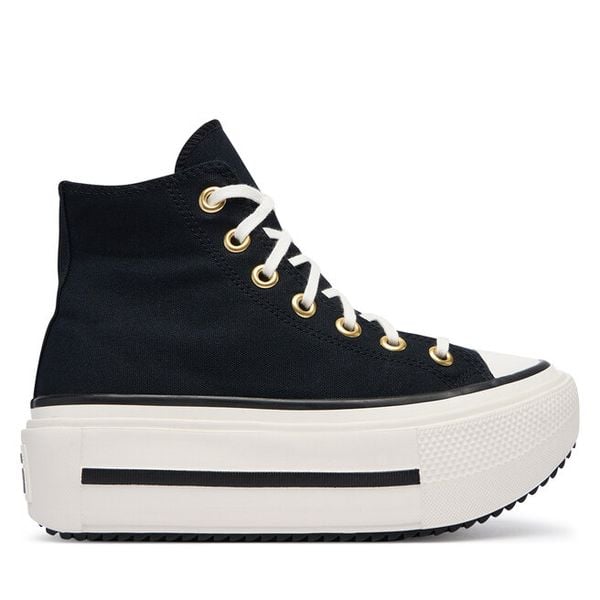 Trampki Converse. Czarne trampki Converse, bez wzorów, bez zapięcia. Za 449.99 zł.