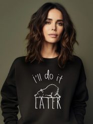 WOOOP Bluza w kolorze czarnym rozmiar: L. Czarne bluzy Wooop, l, bez wzorów, bez kaptura. Za 87.61 zł.