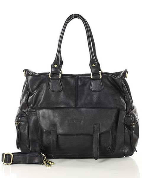 Shopperka skórzana MARCO MAZZINI czarny vs113a. Czarne shopper bez wzorów, ze skóry, na ramię, bez dodatków. Za 539.00 zł.