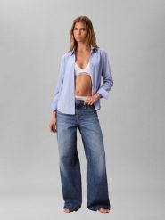 Calvin Klein Jeans Dżinsy typu boyfriend Kobiety Bawełna niebieski, 28-30. Niebieskie jeansy Calvin Klein Jeans, s, bez wzorów. Za 329.95 zł.