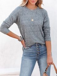 LA Angels Koszulka w kolorze szarym rozmiar: XL. Szare bluzki LA Angels, xl, bez wzorów, bez kołnierzyka, bez ramiączek. Za 139.95 zł.