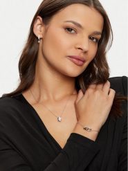 Guess Kolczyki JSBE04 510JW Srebrny. Szare kolczyki Guess, metalowe. Za 229.99 zł.