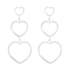 Kolczyki Hearts posrebrzane. Kolczyki Lilou, posrebrzane. Za 269.00 zł.
