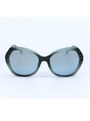 Swarovski Damskie okulary przeciwsłoneczne w kolorze turkusowo-zielonym rozmiar: 55. Zielone okulary przeciwsłoneczne SWAROVSKI, bez wzorów, z tworzywa sztucznego. Za 269.95 zł.