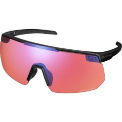 Brille S-PHYRE 2 Ridescape Off-Road, czarny matowy. Czarne okulary przeciwsłoneczne Shimano, bez wzorów, z mikrofibry, sportowe. Za 799.90 zł.
