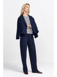 Rich & Royal Koszulka w kolorze biało-czarnym rozmiar: L. Białe bluzki Rich & Royal, l, bez wzorów, bez kołnierzyka, bez ramiączek. Za 108.99 zł.