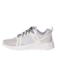 Timberland Sneakersy "Solar Wave LT Low" w kolorze biało-szarym rozmiar: 38. Białe trampki Timberland, bez wzorów, z materiału, bez zapięcia. Za 170.70 zł.