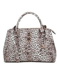 Guess Torebka w kolorze brązowo-kremowym - 30 x 40 x 14 cm rozmiar: onesize. Brązowe torby na ramię Guess, z aplikacjami, z materiału, przez ramię, bez dodatków. Za 506.32 zł.