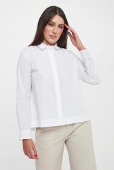 Koszula damska popelinowa PESERICO. Koszule PESERICO, bez wzorów, bez kołnierzyka, bez ramiączek. Za 2,019.00 zł.