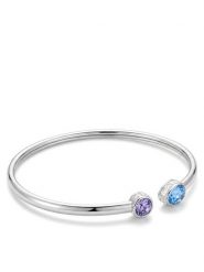 Swarovski Bransoletka Chroma 5741780 Srebrny. Szare bransoletki SWAROVSKI, metalowe. Za 417.99 zł.