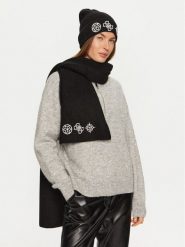Guess Czapka AW5177 POL01 Czarny. Czarne czapki Guess, z aplikacjami. Za 119.99 zł.