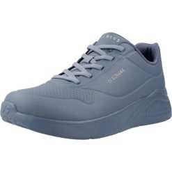 Buty do chodzenia damskie Skechers Uno Lite. Niebieskie obuwie sportowe Skechers, z materiału, bez zapięcia, trekkingowe. Za 314.95 zł.