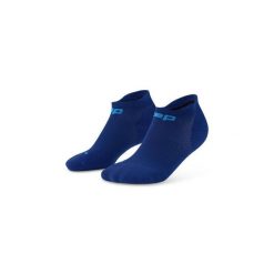 Damskie skarpety kompresyjne do biegania stopki sportowe Core Run. Niebieskie skarpety CEP, bez wzorów, z elastanu. Za 59.00 zł.