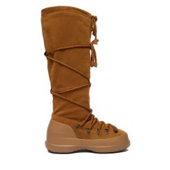 Śniegowce Moon Boot. Brązowe trapery i śniegowce Moon Boot. Za 1,219.00 zł.
