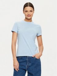 Calvin Klein T-Shirt K20K208061 Błękitny Regular Fit. Niebieskie t-shirty Calvin Klein, l, bez wzorów, z bawełny, bez kołnierzyka, bez ramiączek. Za 109.99 zł.