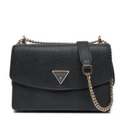 Torebka Guess. Czarne listonoszki Guess, z aplikacjami, bez dodatków. Za 339.99 zł.