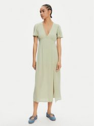 Billabong Sukienka letnia Jet Set EBJWD00134 Zielony Regular Fit. Zielone sukienki Billabong, na lato, m, bez wzorów, z wiskozy, bez kołnierzyka, bez ramiączek. Za 199.99 zł.