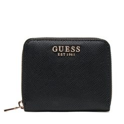 Mały Portfel Damski Guess. Czarne portfele Guess, z aplikacjami. Za 219.99 zł.