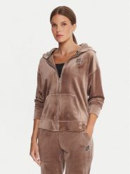 DKNY Sport Bluza DP5J9642 Beżowy Regular Fit. Brązowe bluzy DKNY Sport, m, bez wzorów, z syntetyku, bez kaptura. Za 439.99 zł.