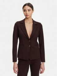 Marella Marynarka Debutto 2523916034 Brązowy Regular Fit. Brązowe marynarki i żakiety Marella, bez wzorów, z syntetyku. Za 1,229.00 zł.