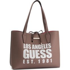 Torebka GUESS - Bobbi (AF) HWAF64 22150 LTC. Brązowe shopper Guess, z aplikacjami, ze skóry ekologicznej, bez dodatków. Za 599.00 zł.
