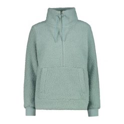 Kobieca bluza półzipowana CMP. Zielone bluzy CMP, na zimę, bez wzorów, bez kaptura. Za 348.00 zł.