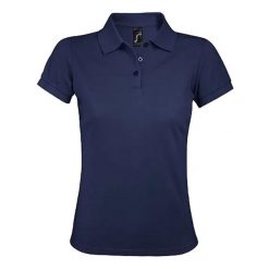 Damska Koszulka Polo Prime. Niebieskie koszulki polo SOL'S, l, bez wzorów, bez kołnierzyka, bez ramiączek. Za 94.99 zł.