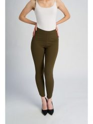 Marks & Spencer Legginsy w kolorze khaki rozmiar: 40. Brązowe legginsy Marks & Spencer, bez wzorów, z podwyższonym stanem. Za 66.00 zł.