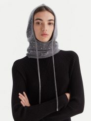 PINKO Komin 106005 A2YY I12 Szary. Szare rękawiczki Pinko, bez wzorów, z materiału. Za 749.99 zł.