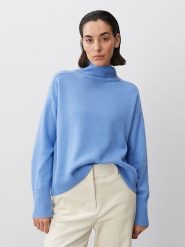 Someday Sweter "Tulia" w kolorze błękitnym rozmiar: 42. Niebieskie swetry someday., bez wzorów, bez ramiączek. Za 245.96 zł.