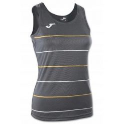 Koszulka fitness bez rękawów damska Joma. Szare koszulki sportowe Joma, bez wzorów, bez ramiączek, na fitness i siłownię. Za 49.99 zł.