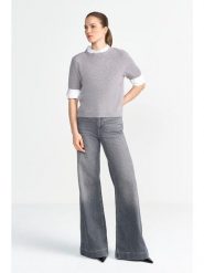 Rich & Royal Dżinsy - Flared fit - w kolorze szarym rozmiar: W30/L34. Szare jeansy Rich & Royal, l, bez wzorów. Za 301.95 zł.