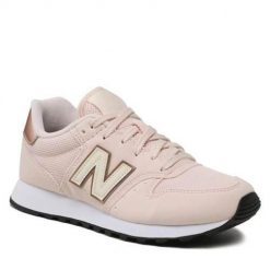 Buty do chodzenia damskie New Balance 500. Czerwone obuwie sportowe New Balance, z materiału, bez zapięcia, trekkingowe. W wyprzedaży za 356.10 zł.