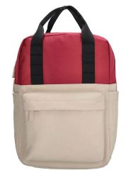 Beagles Plecak w kolorze beżowo-czerwonym - 23 x 33 x 9 cm rozmiar: onesize. Brązowe plecaki Beagles, bez wzorów, z materiału. Za 148.96 zł.