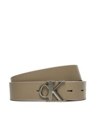 Calvin Klein Jeans Pasek Damski Mono Pl Rev Lthr Belt K60K612288 Brązowy. Brązowe paski Calvin Klein Jeans, bez wzorów, z jeansu. Za 199.99 zł.