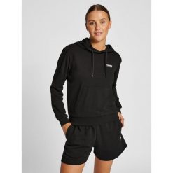Damska bluza z kapturem Hummel lgc Shai. Czarne bluzy Hummel, na wiosnę, xs, bez wzorów, z bawełny, z kapturem. Za 225.20 zł.
