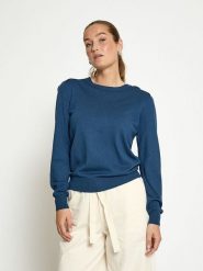Peppercorn Sweter w kolorze niebieskim rozmiar: S. Niebieskie swetry Peppercorn, s, bez wzorów, bez ramiączek. Za 144.95 zł.