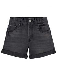 Levi's Kids Szorty dżinsowe w kolorze czarnym rozmiar: 158. Czarne szorty Levi's Kids, z aplikacjami, z bawełny, klasyczne. Za 114.44 zł.