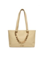 LOVE MOSCHINO Torebka JC4153PP1OL1712A Beżowy. Brązowe shopper Love Moschino, bez wzorów, ze skóry, bez dodatków. Za 1,399.00 zł.