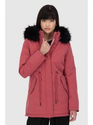 Alife and kickin Parka "KierseyAK" w kolorze łososiowym rozmiar: XS. Pomarańczowe parki Alife and Kickin, xs, bez kaptura. Za 339.99 zł.