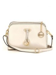 Mia Tomazzi Skórzana torebka w kolorze beżowym - 24 x 16 x 8 cm rozmiar: onesize. Brązowe torby na ramię Mia Tomazzi, bez wzorów, z materiału, na ramię, bez dodatków. Za 260.99 zł.