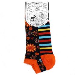 Stopki bambusowe Hop Hare - Kwiaty Mandali 36-40. Czarne skarpety NO BRAND, bez wzorów, z elastanu. Za 24.99 zł.