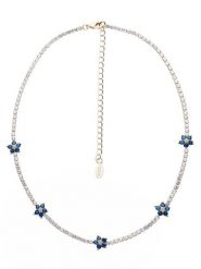U.S. Polo Assn. Pozłacany naszyjnik z kryształami - dł. 34 cm rozmiar: onesize. Niebieskie naszyjniki U.S. Polo Assn., z kryształem, metalowe. Za 130.99 zł.