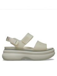 Crocs Sandały Soho Sandal 212651 Szary. Szare sandały Crocs, bez wzorów, z tworzywa sztucznego, bez obcasa, na płaskiej podeszwie, bez zapięcia. Za 249.99 zł.