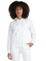 Bluza z kaptur na co dzień na siłownię. Białe bluzy LEONE 1947 APPAREL, l, bez wzorów, z dresówki, bez kaptura. Za 252.56 zł.