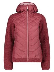 Cmp Kurtka hybrydowa w kolorze czerwonym rozmiar: 38. Czerwone kurtki sportowe CMP, s, bez wzorów, z materiału, bez kaptura, outdoorowe, primaloft. Za 175.26 zł.