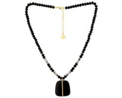 Naszyjnik z mosiądzu pozłacany z agatami i jaspisami. Naszyjniki Artelioni, z jaspisem, pozłacane. Za 399.00 zł.