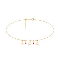 Naszyjnik Charming z 5 zawieszkami. Czerwone naszyjniki Lilou, z cyrkonią, ze stali. Za 384.00 zł.