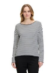BETTY & CO Sweter w kolorze granatowo-białym rozmiar: 40. Białe swetry Betty & Co, bez wzorów, bez ramiączek. Za 86.99 zł.
